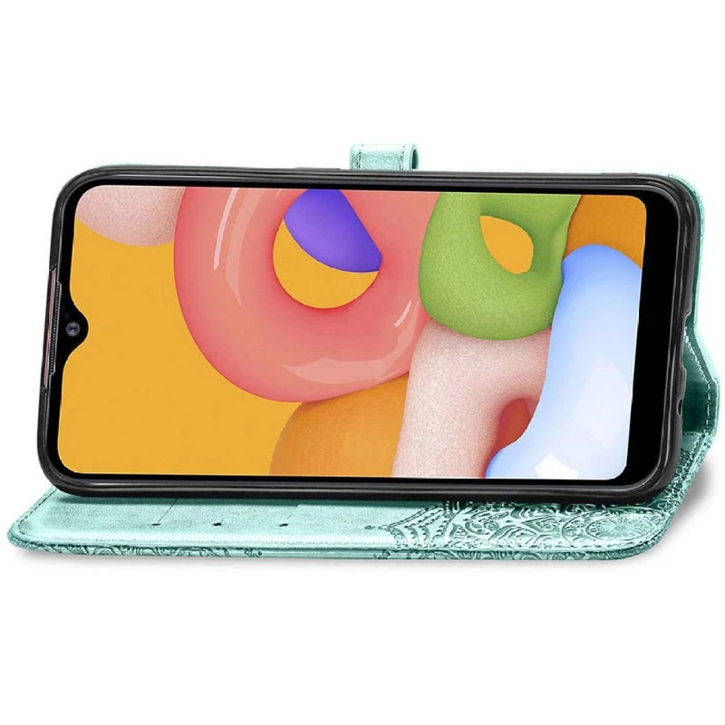 Шкіряний чохол-книжка Art Case з візитницею для Xiaomi Redmi 9C – Бірюзовий. Фото 2 Шкіряний чохол-книжка Art Case з візитницею для Xiaomi Redmi 9C – Бірюзовий. Фото 2 з 4