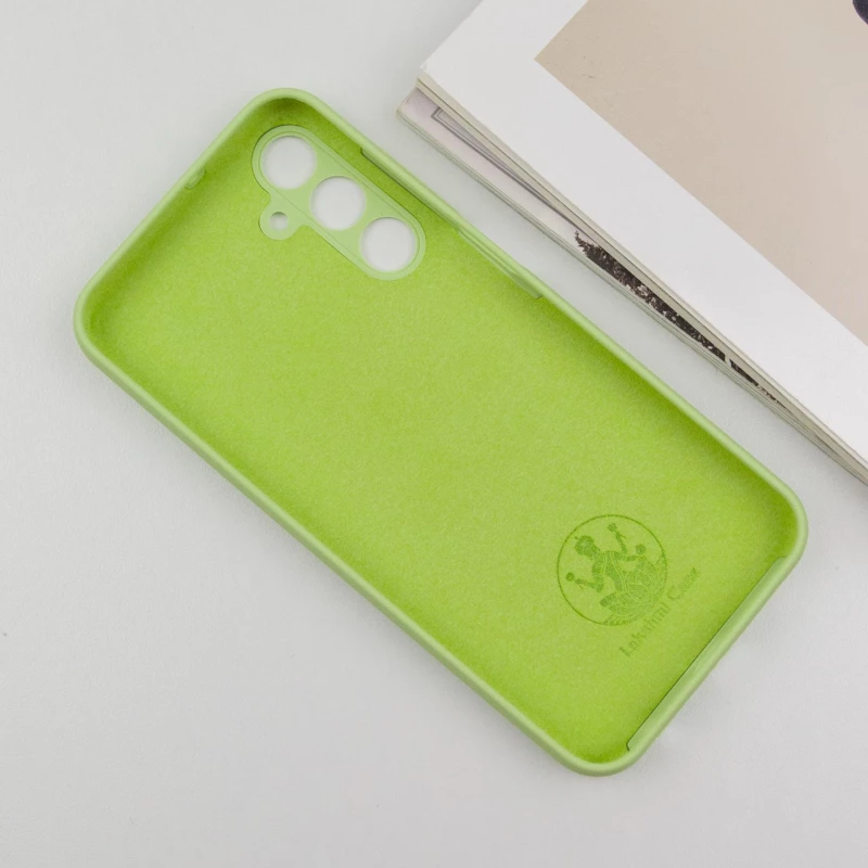 Чохол Silicone Case Lakshmi Plus з закритою камерою на Samsung Galaxy A25 5G – Зелений / Pistachio. Фото 8 з 12