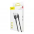 Дата кабель Baseus Cafule Type-C Cable 3A (0.5m) – Сірий / Чорний. Фото 6 з 6