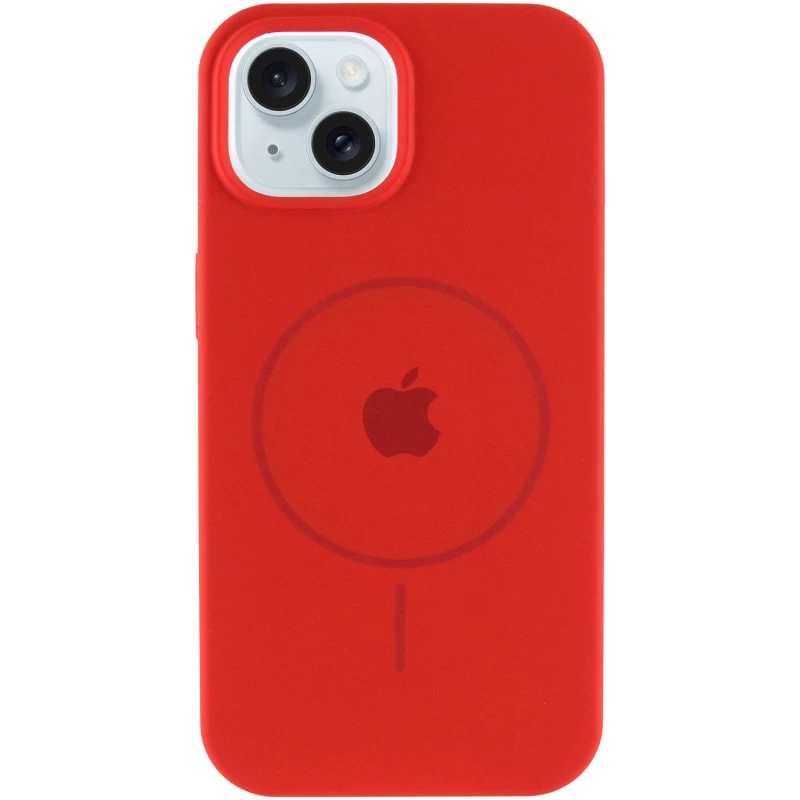 Чохол Silicone Armor Max with MagSafe для Apple iPhone 15 Plus (6.7") – Червоний / Red. Фото 3 з 6