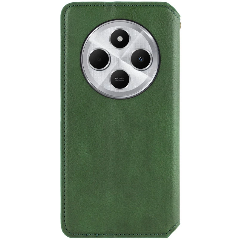 Чохол книжка GETMAN кубик для Xiaomi Redmi 14C / Poco C75 – Зелений. Фото 3 з 14