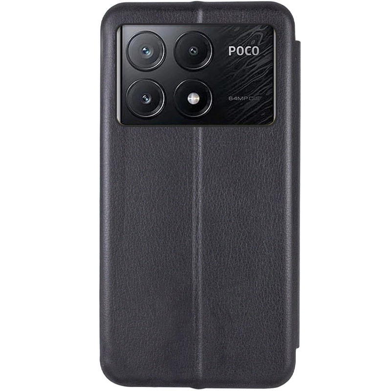 Чохол-книжка класичний на Xiaomi Poco X6 Pro – Чорний. Фото 2 з 4