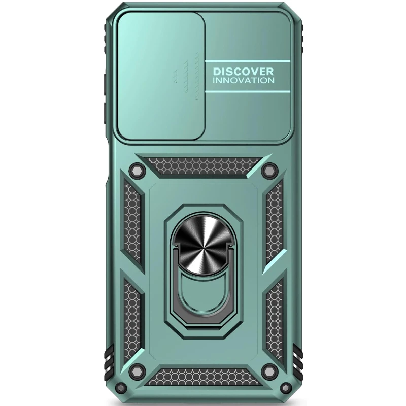 Протиударний чохол Serge Ring з кільцем на Samsung Galaxy A26 5G – Зелений. Фото 3 з 3