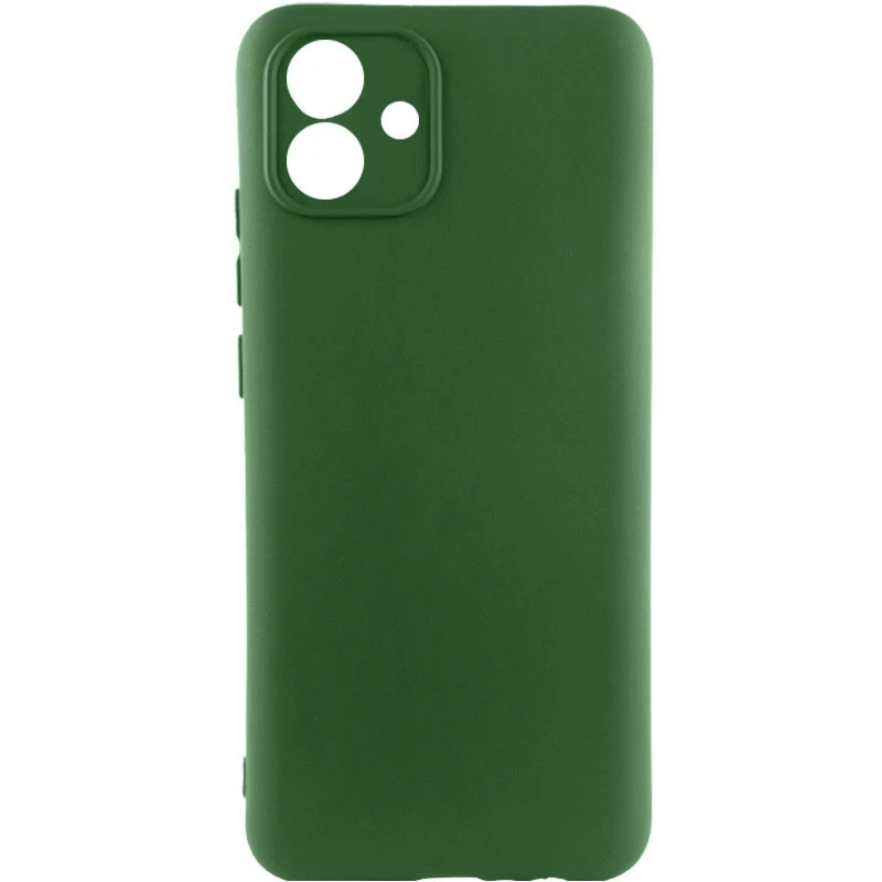 Чохол Silicone Cover Ummi Lakshmi Full Camera (AA) для Samsung Galaxy A04e – Зелений / Dark green. Фото 1 з 1