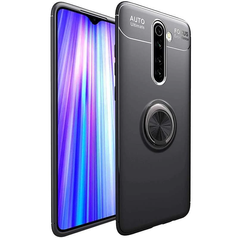 

Чехол Deen ColorRing с кольцом для Realme X2 Pro (Черный / Черный), Чорний / чорний