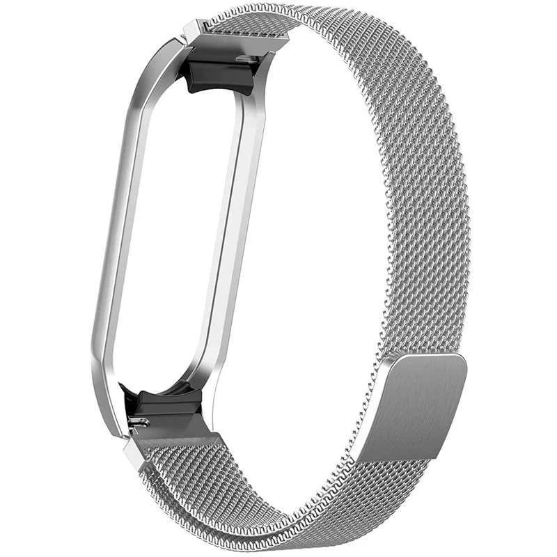 

Ремешок Milanese Loop Design для Xiaomi Mi Band 6 (Серебряный), Срібний