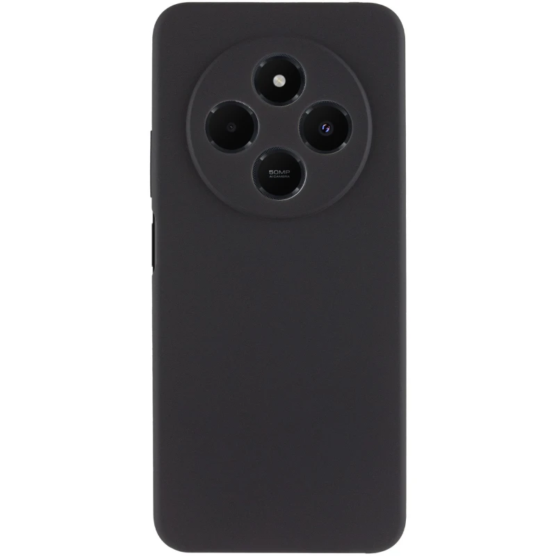 Чохол Silicone Cover Ummi Lakshmi Full Camera (AA) для Xiaomi Poco C75 – Чорний / Black. Фото 2 з 3