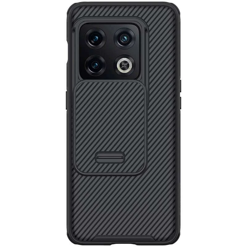 

Карбована накладка Nillkin зі шторкою для камери на OnePlus 10 Pro (Чорний / Black)