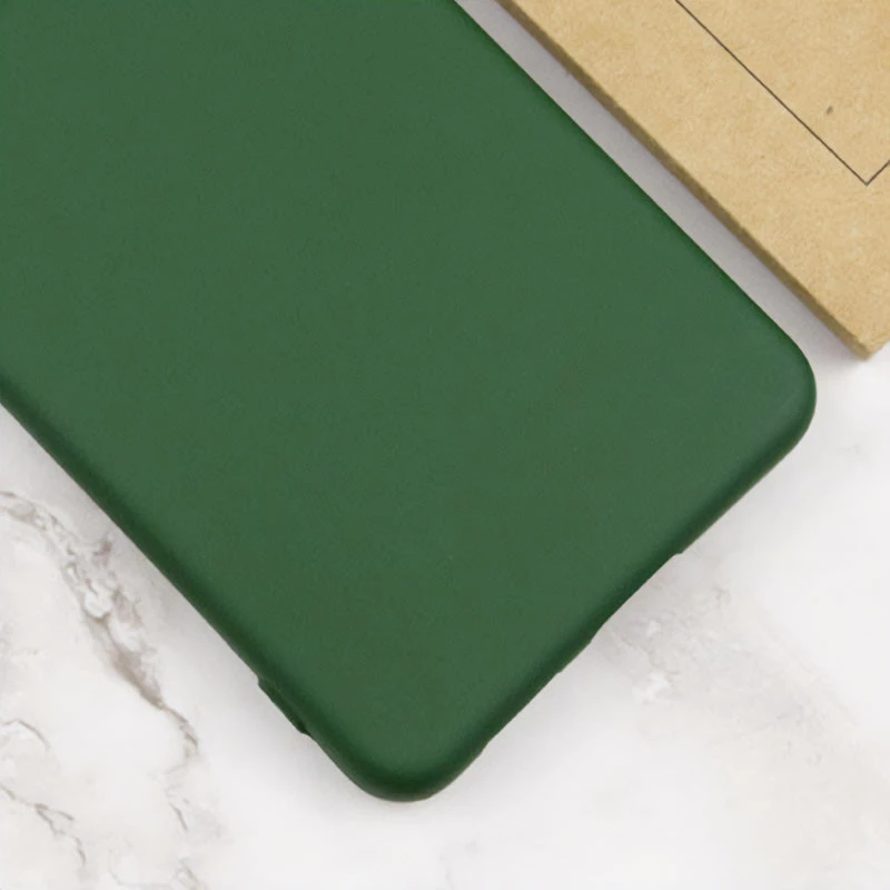 Чохол Silicone Case Lakshmi Plus з закритою камерою на Xiaomi Redmi Note 13 Pro 5G – Зелений / Dark green. Фото 4 з 4