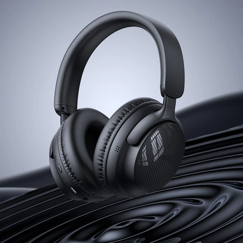 Накладные беспроводные наушники Hoco W53 Tone – Classic Black. Фото 3 из 4