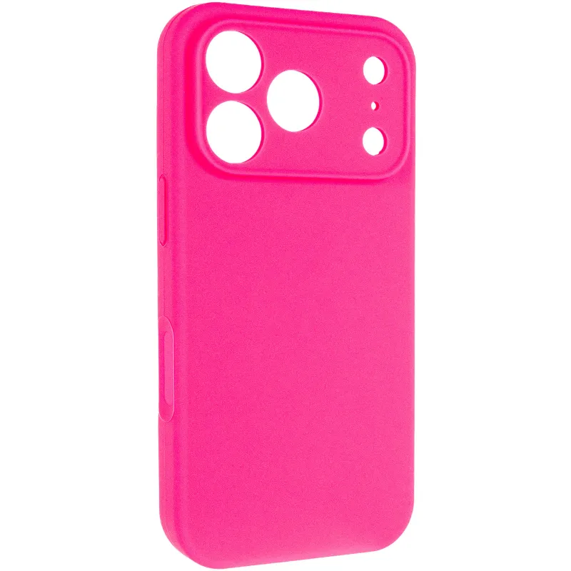 Чехол Silk Full Camera Protective (AA) NO LOGO для Apple iPhone 17 Pro Max (6.9") – Розовый / Barbie pink. Фото 1 из 5