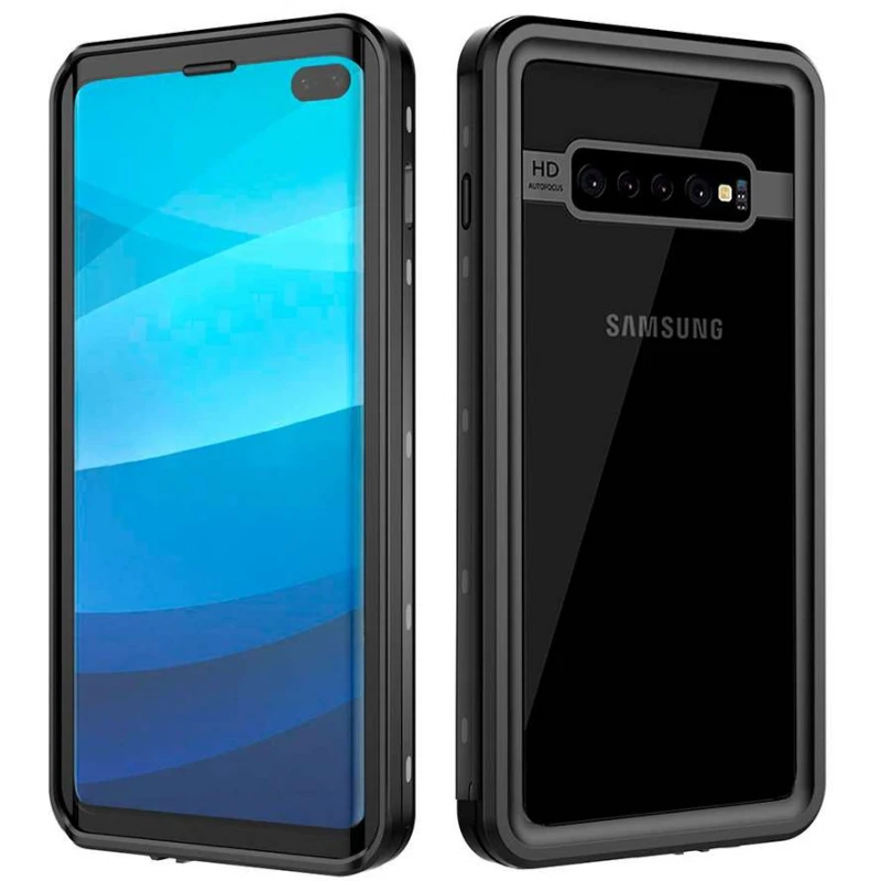 

Shellbox водонепроницаемый чехол для Samsung Galaxy S10+ (Черный), Чорний
