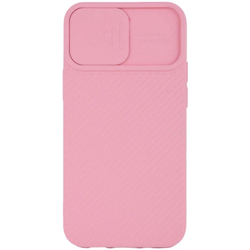 Однотонний силіконовий чохол зі шторкою для камери на Apple iPhone 11 Pro Max (6.5") – Rose Gold. Фото 2 з 5