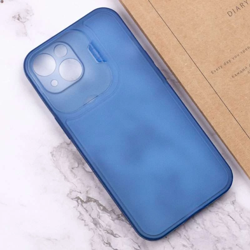 TPU+PC чехол OpenCam для Apple iPhone 13 (6.1") – Синий. Фото 6 из 7