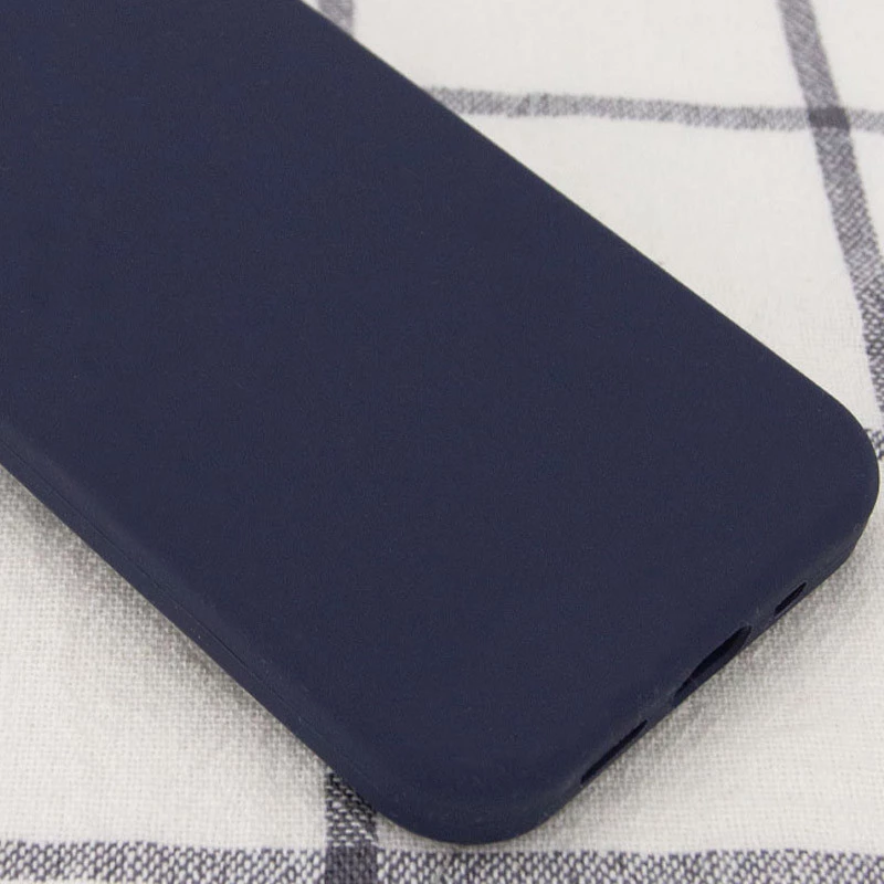 Чохол з закритим низом Silicone Case на Apple iPhone 11 Pro Max (6.5") – Темно-синій / Midnight blue. Фото 2 з 2
