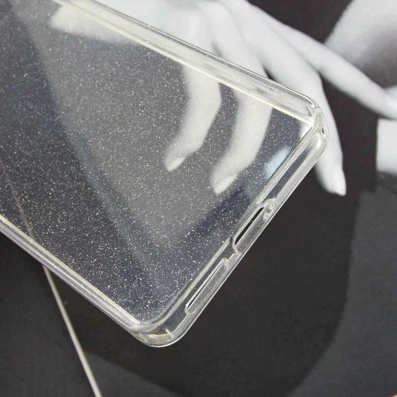 Блискучий силіконовий чохол на Xiaomi Redmi 13 4G – Clear. Фото 4 з 8