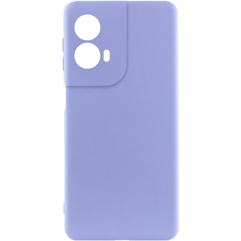Чохол Silicone Case Lakshmi Plus з закритою камерою на Motorola Moto G85 – Бузковий / Dasheen. Фото 2 з 6