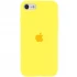 Чехол Silicone Case с закрытым низом для Apple iPhone SE (2020) – Желтый / Yellow. Фото 1 из 1