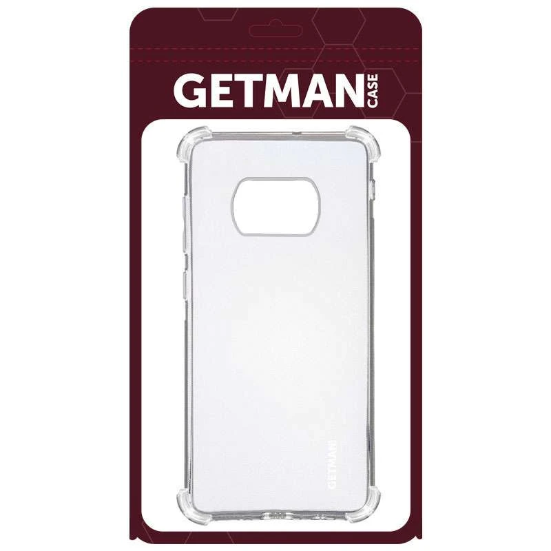 Ультратонкий силіконовий чохол GETMAN з критими бортами на Xiaomi Poco X3 NFC / Poco X3 Pro – Безбарвний (прозорий). Фото 2 з 4