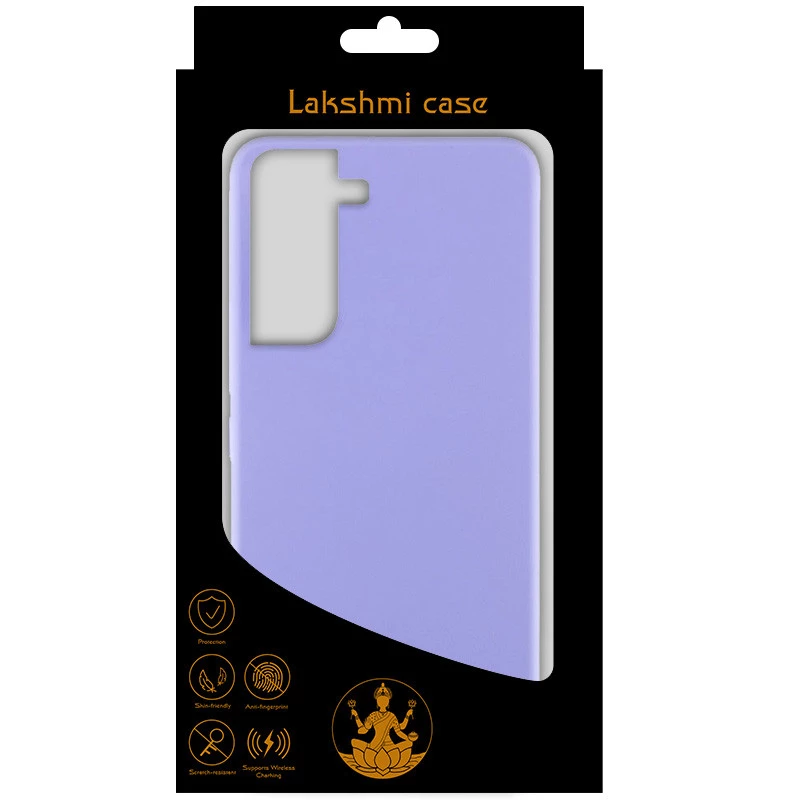 Чохол Silicone Case Lakshmi Premium на Samsung Galaxy S22 – Бузковий / Dasheen. Фото 4 з 4