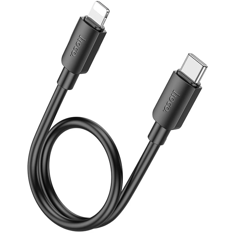 Дата кабель Hoco X96 Hyper Type-C to Lightning 20W (0.25m) – Black. Фото 2 из 5