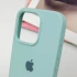 Чехол Silicone Case с закрытым низом для Apple iPhone 15 Pro Max (6.7") – Бирюзовый / Beryl. Фото 4 из 6