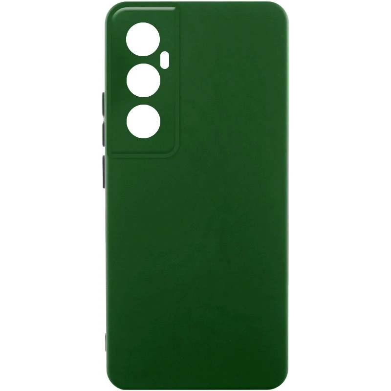 Чохол Silicone Cover Ummi Lakshmi Full Camera (AA) для Realme C65 4G – Зелений / Dark green. Фото 1 з 1
