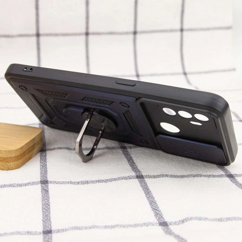 Протиударний чохол Serge Ring з захистом камери на Oppo A53 / A32 / A33 – Синій. Фото 5 з 5