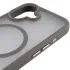 TPU+PC чехол Metal Buttons with Magnetic Fit для Apple iPhone 17 (6.3") – Серый / Grey. Фото 5 из 6