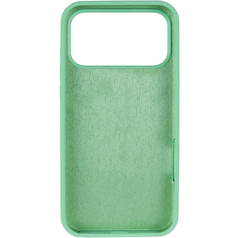 Чехол Silk Full Protective (AA) NO LOGO для Apple iPhone 17 Pro (6.3") – Зеленый / Pistachio. Фото 3 из 5