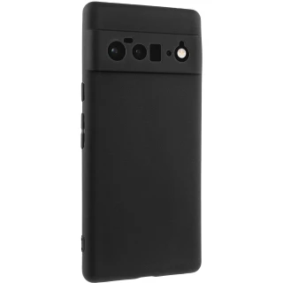 Чёрный силиконовый чехол Epik с защитой камеры для Google Pixel 6 Pro фото 1 из 7