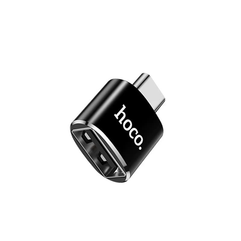 Перехідник Hoco UA5 Type-C to USB – Чорний. Фото 3 з 7