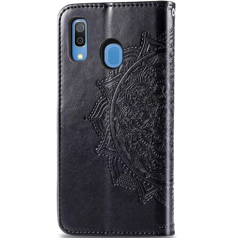 Кожаный чехол-книжка Art Case с визитницей для Samsung Galaxy A20 / A30 – Черный. Фото 4 из 6