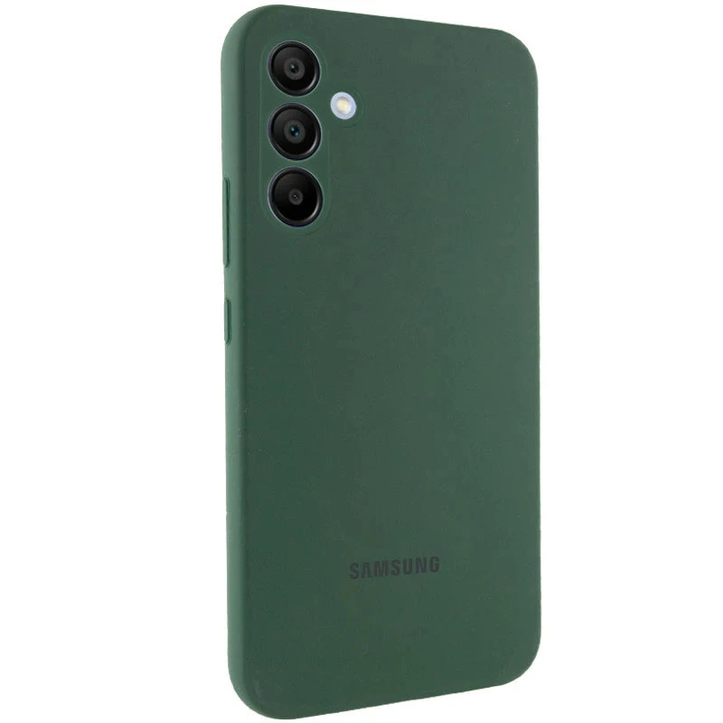 Чехол Silicone Case Lakshmi Premium L с закрытой камерой для Samsung Galaxy A57 5G – Зеленый / Cyprus Green. Фото 1 из 3