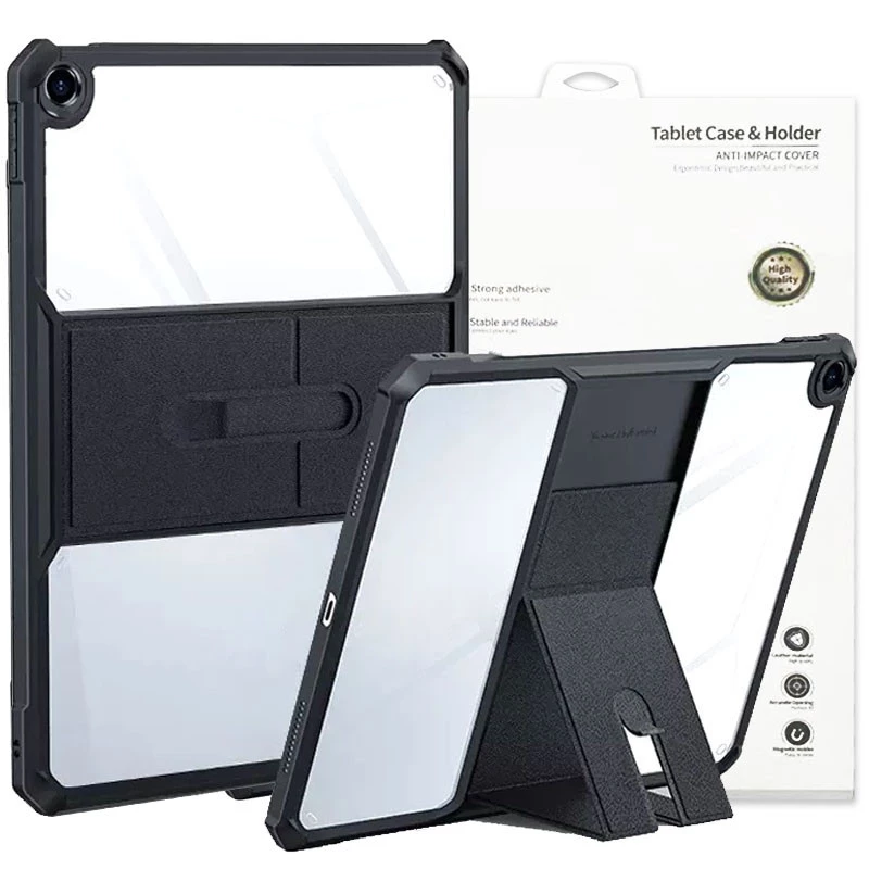 

TPU+PC чехол Xundd Stand с усиленными углами для Samsung Galaxy Tab A9 (8.7'') (Черный), Чорний