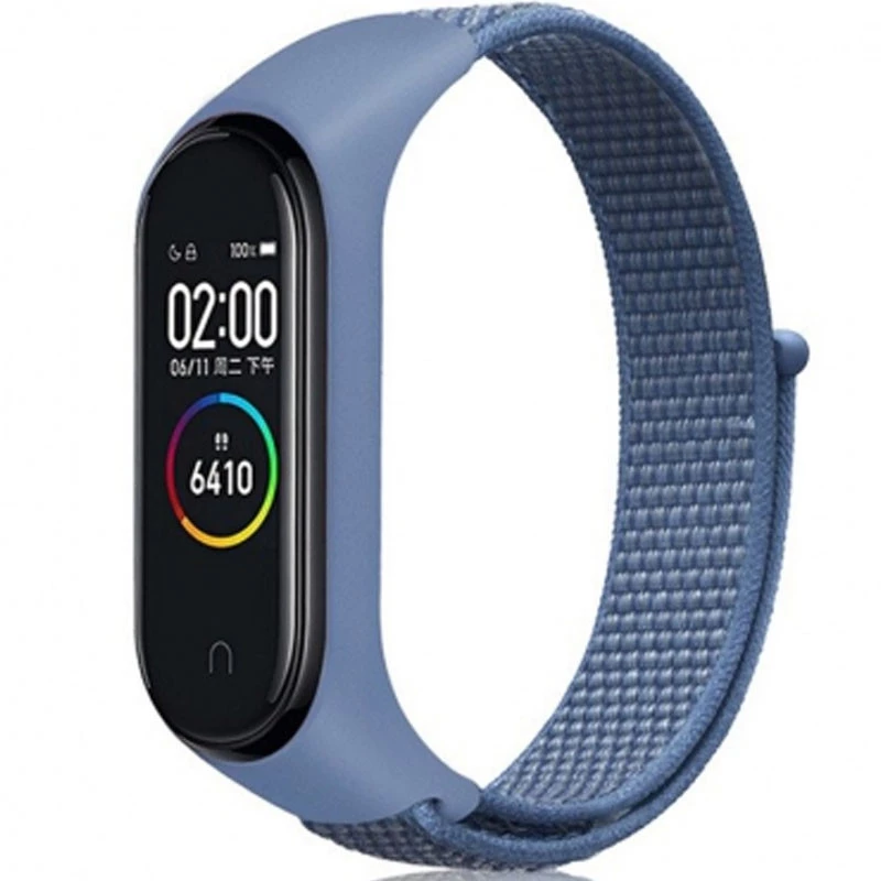 

Ремінець Nylon для Xiaomi Mi Band 5 (Блакитний)