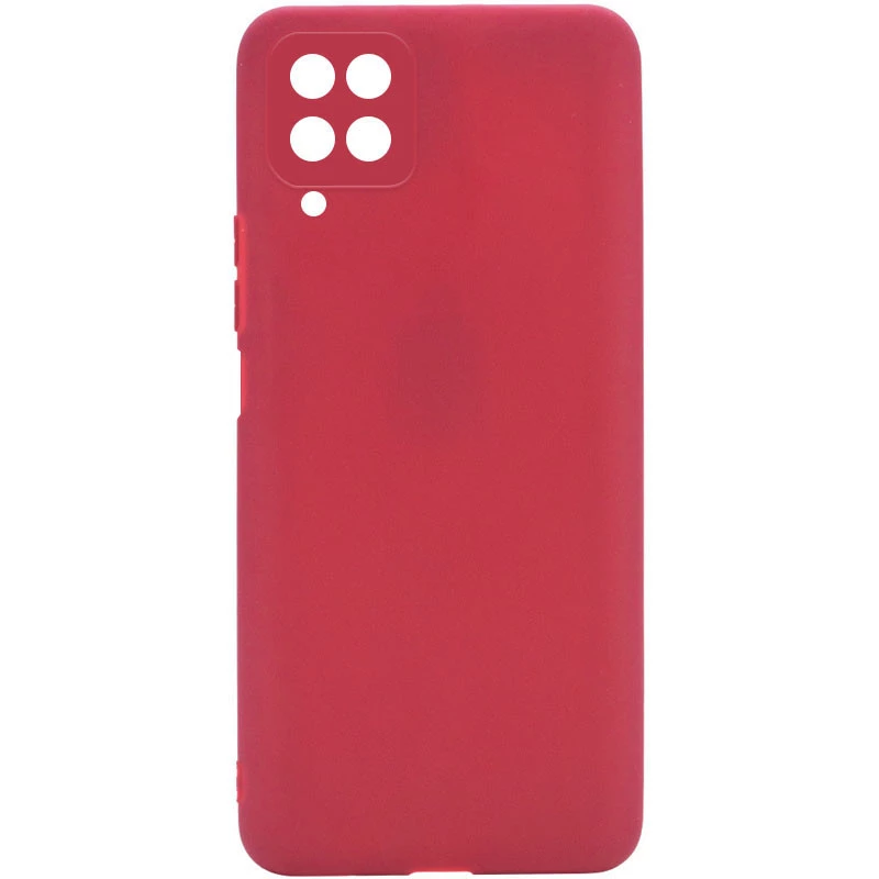 

Кольоровий силіконовий чохол із захистом камери на Samsung Galaxy M33 5G (Червоний / Camellia)
