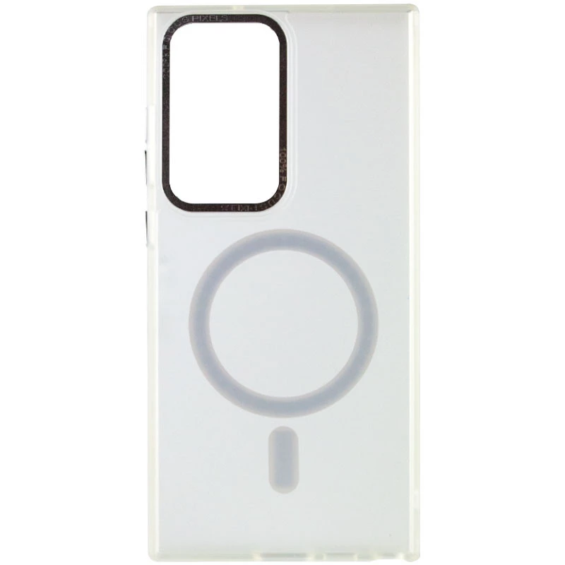 Силиконовый чехол Lyon из MagSafe на Samsung Galaxy S23 Ultra – White. Фото 3 Силиконовый чехол Lyon из MagSafe на Samsung Galaxy S23 Ultra – White. Фото 3 из 8