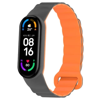 Ремінець Dual-color Magnetic для Xiaomi Mi Band 7/6/5/4/3 фото 1 з 4