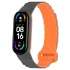 Ремінець Dual-color Magnetic для Xiaomi Mi Band 9/8 – Gray / Orange. Фото 1 з 8