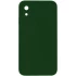 Чехол Silicone Case Square L с защитой камеры для Apple iPhone XR (6.1") – Зеленый / Army green. Фото 1 из 1