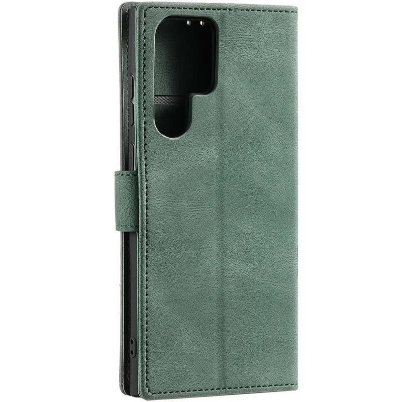 Шкіряний чохол-книжка Maverick Cover для Samsung Galaxy S26 Ultra – Green. Фото 2 з 5