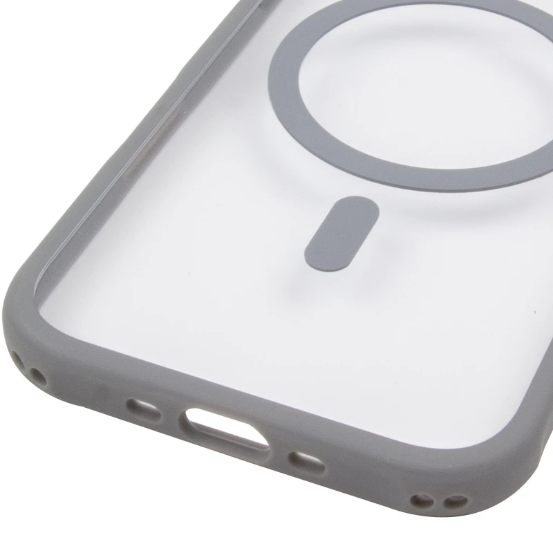 Чохол TPU GETMAN Moon Clear with MagSafe для Apple iPhone 17 Air (6.5") – Grey. Фото 7 з 7