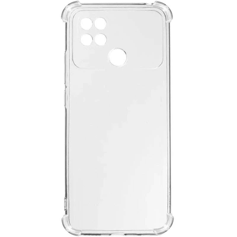

Ультратонкий силіконовий чохол GETMAN з критими бортами на Xiaomi Poco C40 (Безбарвний (прозорий))