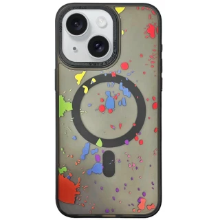 Чехол абстракция рисования с MagSafe для Apple iPhone 15 (6.1") фото 1 из 2