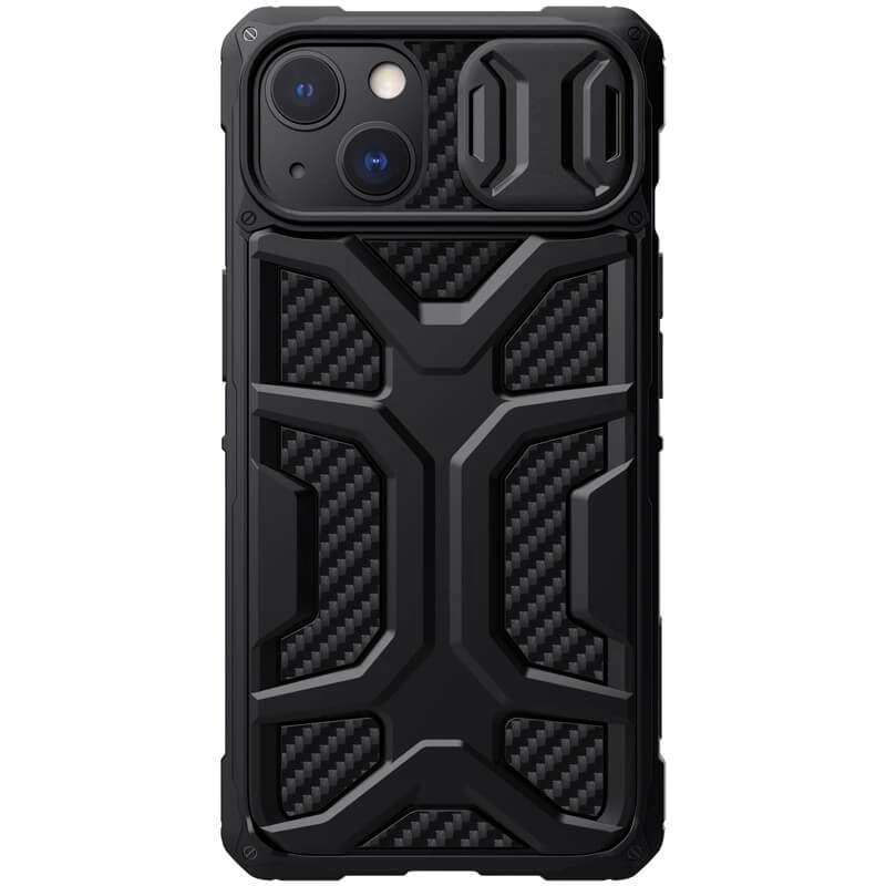 

Пластикова накладка Nillkin Adventurer зі шторкою для камери на Apple iPhone 13 (6.1") (Чорний)