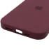 Чехол Silicone Case с закрытым низом для Apple iPhone 17 (6.3") – Бордовый / Plum. Фото 6 из 6