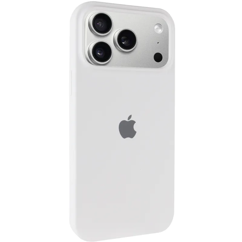 Чехол Silk Full Protective (AA) для Apple iPhone 18 Pro – Белый / White. Фото 1 из 5