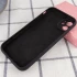 Чохол Silk Full Camera Protective (AA) NO LOGO для Apple iPhone 12 (6.1") – Чорний / Black. Фото 2 з 2