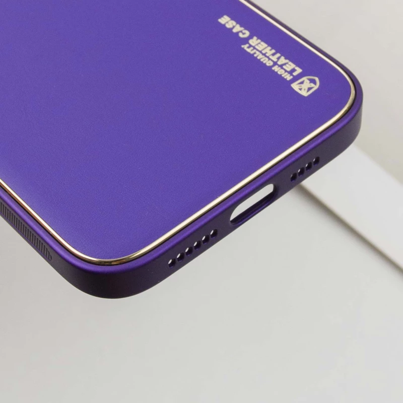 Шкіряний чохол Xshield на Apple iPhone 14 Pro Max (6.7") – Фіолетовий / Ultra Violet. Фото 9 з 9